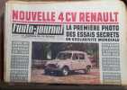 L'auto-journal 1960. Numéro 250. Nouvelle 4 CV Renault. Essais exclusifs…. L'AUTO-JOURNAL 