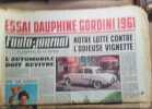 L'auto-journal 1960. Numéro 252. Essai Dauphine Gordini 1961…. L'AUTO-JOURNAL 