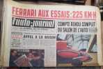 L'auto-journal 1960. Numéro 257. Ferrari aux essais. Compte rendu complet du Salon.. L'AUTO-JOURNAL 