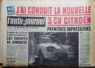 L'auto-journal 1961. Numéro 271. J'ai conduit la nouvelle 3 CV Citroën. Au volant de la Fiat 1300…. L'AUTO-JOURNAL 