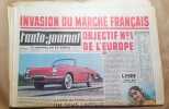 L'auto-journal 1961. Numéro 278. Invasion du marché français, objectif N° 1 de l'Europe…. L'AUTO-JOURNAL 