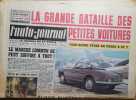 L'auto-journal 1961. Numéro 279. La grande bataille des petites voitures. Cabriolet Giulietta d'Alfa-Roméo.... L'AUTO-JOURNAL 
