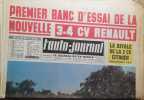 L'auto-journal 1961. Numéro 280. Banc d'essai de la nouvelle 3-4 CV Renault…. L'AUTO-JOURNAL 