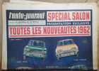 L'auto-journal 1961. Numéro 282. Spécial Salon. Toutes les nouveautés 1962…. L'AUTO-JOURNAL 
