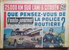 L'auto-journal 1962. Numéro 298. 25 000 km sur l'Ami 6 Citroën, la Fiat 500 au banc d'essai, la police routière…. L'AUTO-JOURNAL 