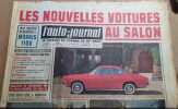 L'auto-journal 1962. Numéro 307. Les nouvelles voitures au salon. Coupé Simca 1000, Morris 1100…. L'AUTO-JOURNAL 