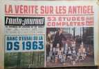 L'auto-journal 1962. Numéro 311. Banc d'essai de la DS 1963. Les antigels…. L'AUTO-JOURNAL 