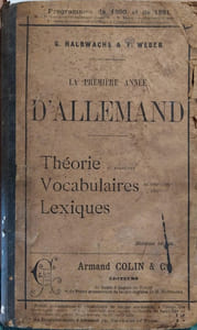 La première année d'allemand. Théorie. Vocabulaires. Lexiques.