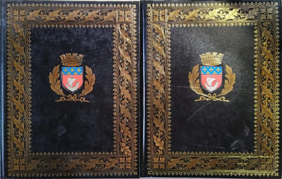 La vieille France. Paris. En 2 volumes. Paris de siècle en siècle. Le coeur de Paris. Splendeurs et souvenirs. Textes, dessins et lithographies par A. Robida.