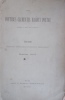 De fontibus clementis maroti poetae. - Antique et medii aevi scriptores.. GUY Henricus 