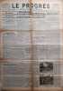Le Progrès. Journal républicain quotidien du 12 octobre 1940.. LE PROGRES 