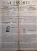 Le Progrès. Journal républicain quotidien du 11 novembre 1940. Mort de Neville Chamberlain…. LE PROGRES 