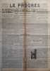 Le Progrès. Journal républicain quotidien du 22 novembre 1940.. LE PROGRES 