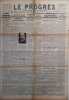 Le Progrès. Journal républicain quotidien du 29 novembre 1940.. LE PROGRES 