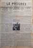 Le Progrès. Journal républicain quotidien du 2 décembre 1940.. LE PROGRES 