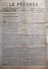 Le Progrès. Journal républicain quotidien du 10 juin 1941.. LE PROGRES 