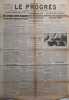 Le Progrès. Journal républicain quotidien du 17 juin 1941.. LE PROGRES 