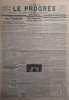 Le Progrès. Journal républicain quotidien du 12 mars 1942. Menace japonaise en Australie…Interrogatoire de M. Blum…. LE PROGRES 