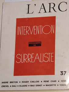 L'Arc N° 37 : Intervention surréaliste. (Documents 34).