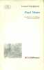 Paul Nizan. L'intellectuel et le politique entre les deux guerres.. ISHAGHPOUR Youssef 