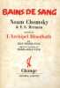 Bains de Sang de Noam Chomsky et E. S. Herman, précédé de "L'Archipel Bloodbath" de Jean-Pierre Faye.. CHOMSKY Noam 