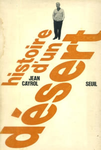 Histoire d'un désert.
