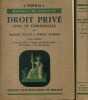 Droit civil. Tomes 1 et 2. Manuels de capacité.. VOUIN Robert - ROBINO Pierre 