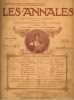 Les Annales politiques et littéraires N° 1232. Jules Claretie, A. Dorchain, Jules Lemaitre, Severine, Gaston Leroux, Zamacoïs…. LES ANNALES POLITIQUES ...
