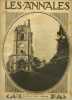 Les Annales politiques et littéraires N° 1754. Dans ce numéro : Anatole France, Pierre Loti, Yvonne Sarcey, Capus, Gustave Hervé, Abbé Wetterlé…. LES ...