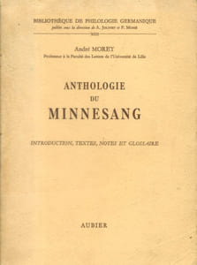 Anthologie du Minnesang.