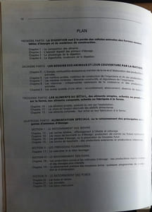 Alimentation des animaux domestiques. Le rationnement moderne des bovins, des ovins et des porcs.
