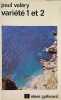 Vari&eacute;t&eacute; 1 et 2.. VALERY Paul 