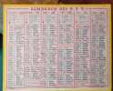 Almanach des P.T.T. 1971. Complet. Version simple : 2 semestres + levers et couchers du soleil et de la lune.. ALMANACH DES P.T.T. 1971 