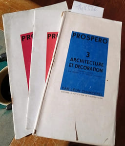 Architecture et décoration théâtrales. Premier cahier : Des origines à la période classique. Deuxième cahier : le 17e siècle. Troisième cahier : le 18e siècle.