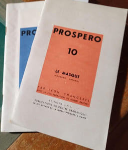 Le masque. Premier et deuxième cahiers.
