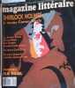 Magazine litt&eacute;raire N&deg; 241. Sherlock Holmes : le dossier Conan Doyle. Portrait : Elie Wiesel.. MAGAZINE LITTERAIRE 