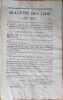 Bulletin des lois. Contient, entre autres, un tableau du cours des monnaies…. BULLETIN DES LOIS 