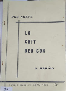 Lo crit deu cor. Pièce de théâtre en occitan.
