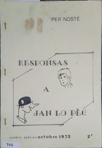 Responsas a Jan lo pèc. (Présentation de l'occitan).