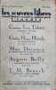 Journal intime. Lettres in&eacute;dites. Paru dans le N&deg; 101 de novembre 1929 de la revue les Oeuvres Libres qui contient 5 autres romans et nouvelles ...