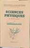 Sciences physiques. Classe de philosophie.. LAMIRAND J. - JOYAL M. 