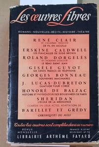 De fil en aiguille. Texte paru dans le N° 197 de la revue les Oeuvres Libres qui contient 7 autres romans et nouvelles de Erskine Caldwell, Roland Dorgelès, Gisèle Guyot, Georges Bonneau, J. Lucas-Lebreton, Balzac, Sheridan.