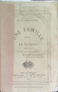 Une famille pendant la guerre 1870-1871.