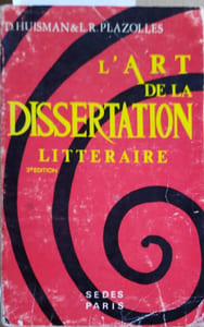 L'art de la dissertation littéraire.