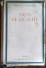 Gens de qualit&eacute;. Mme Aubernon - M. Arman - Une &eacute;lection - Capus - Mirbeau - Hervieu - Len&ocirc;tre - Boylesve - Sem. Minimes (maximes).. VANDEREM Fernand 