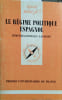 Le r&eacute;gime politique espagnol.. LAVROFF Dimitri-Georges 