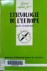 Ethnologie de l'Europe.. CUISENIER Jean 