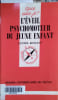 L'&eacute;veil psychomoteur du jeune enfant.. ROSSANT Lyonel 
