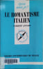 Le romantisme italien.. JONARD Norbert 