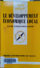 Le d&eacute;veloppement &eacute;conomique local.. TOURJANSKY-CABART Laure 